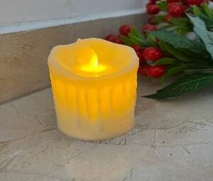 VELA LED EFECTO PARPADEO, 7x5 CM.