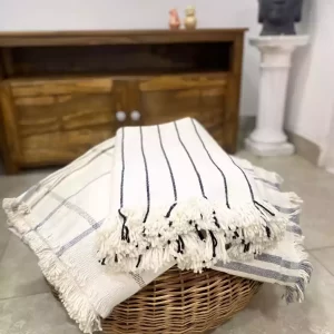 Manta rústica de 2,20 x 1,50