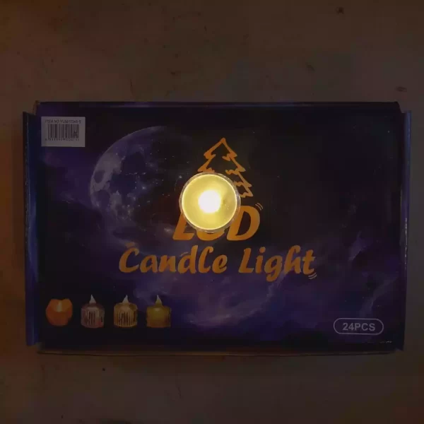 Velita cristal caja 24 unidades 24