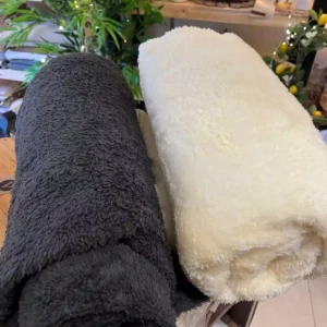 Mantas 2 plazas corderito